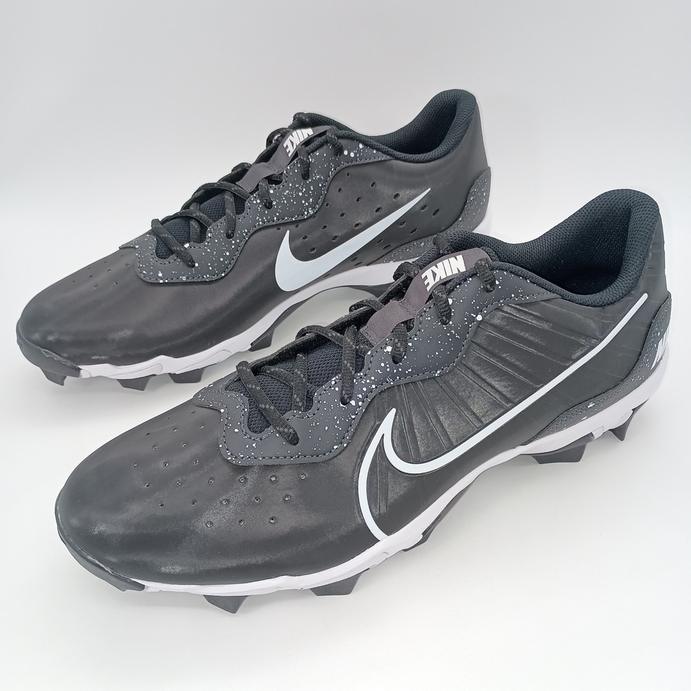 Nike Alpha Huarache 4 Keystone Baseball Cleats Black White DJ6524-003 Mens 13 - Picture 3 of 7